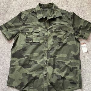 Men's Camo Sean John Button-up